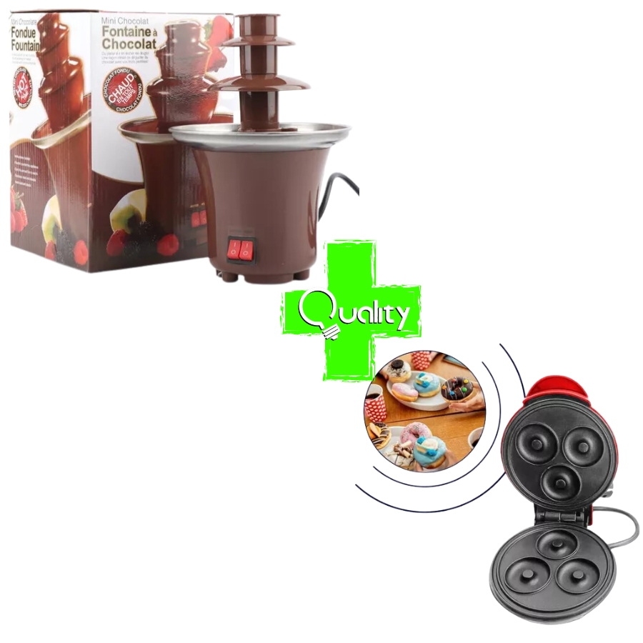 Fuente de chocolate+Mini Donera 3 Puesto